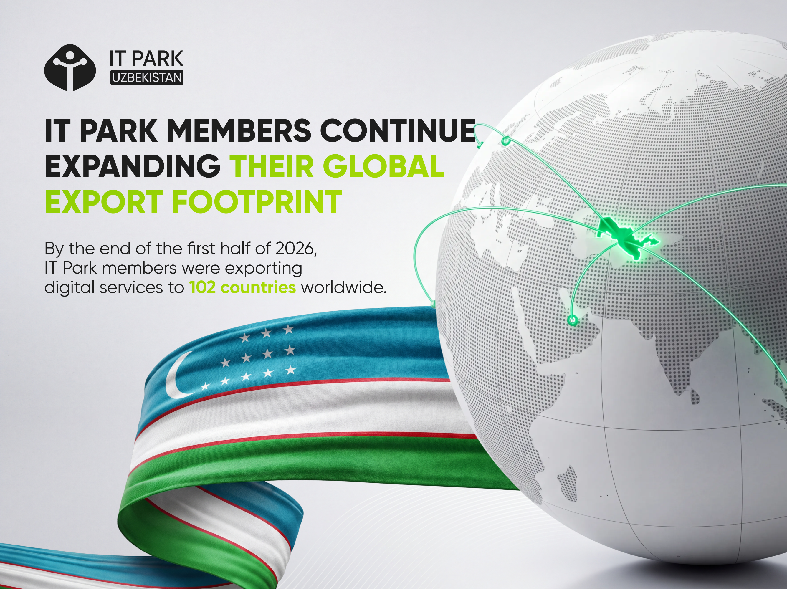 IT Park Members' Export Geography Reaches 102 Countries